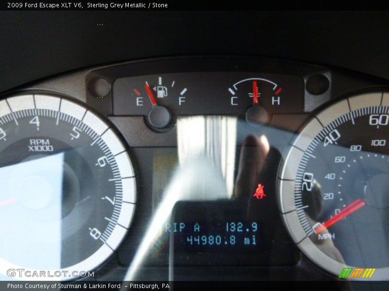 Sterling Grey Metallic / Stone 2009 Ford Escape XLT V6