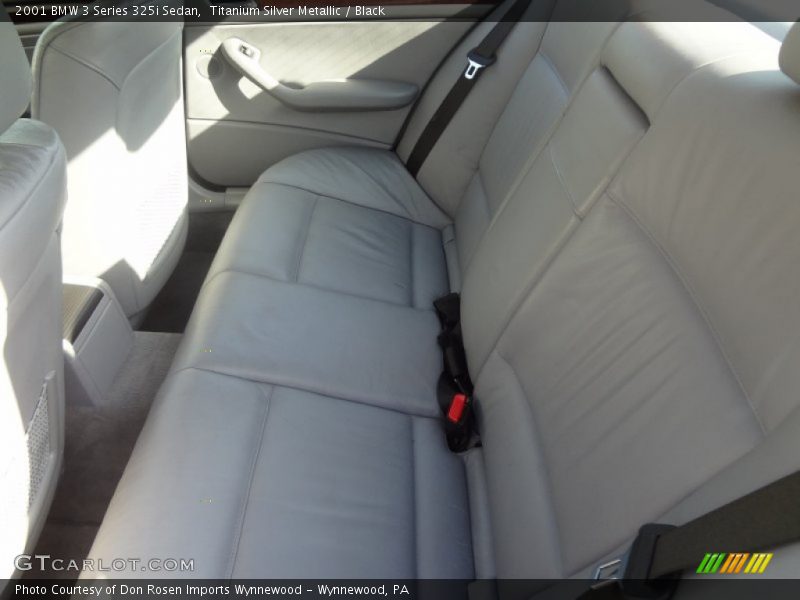 Titanium Silver Metallic / Black 2001 BMW 3 Series 325i Sedan