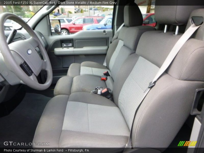 Dark Stone Metallic / Medium Flint Grey 2005 Ford F150 XL SuperCab 4x4