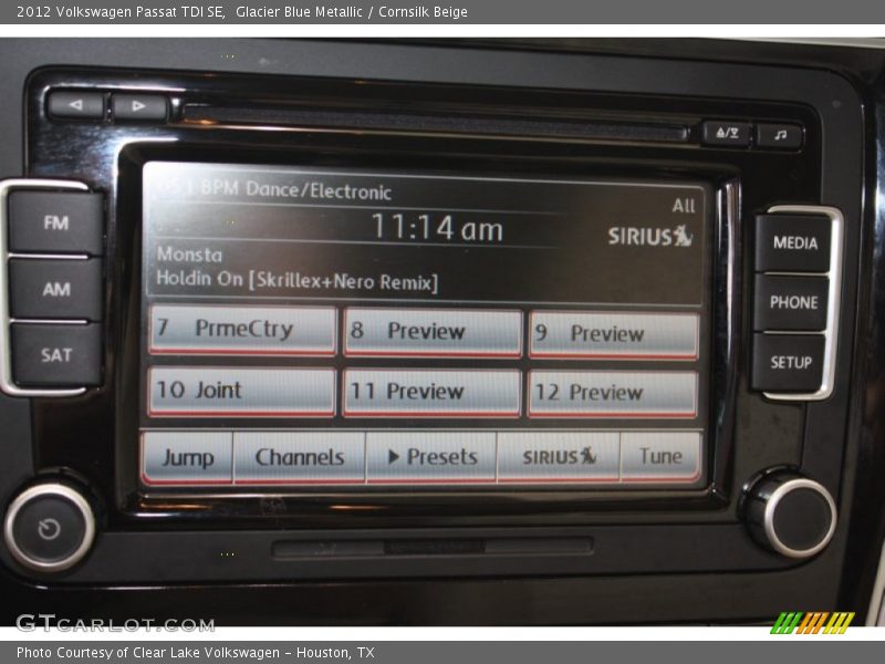 Glacier Blue Metallic / Cornsilk Beige 2012 Volkswagen Passat TDI SE