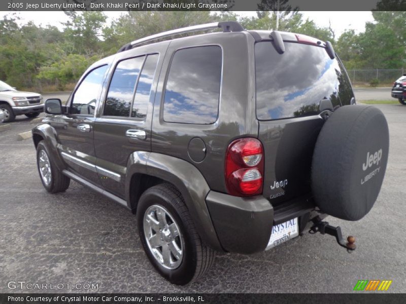 Dark Khaki Pearl / Dark Khaki/Light Graystone 2005 Jeep Liberty Limited