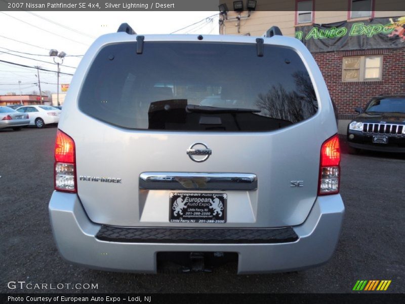 Silver Lightning / Desert 2007 Nissan Pathfinder SE 4x4