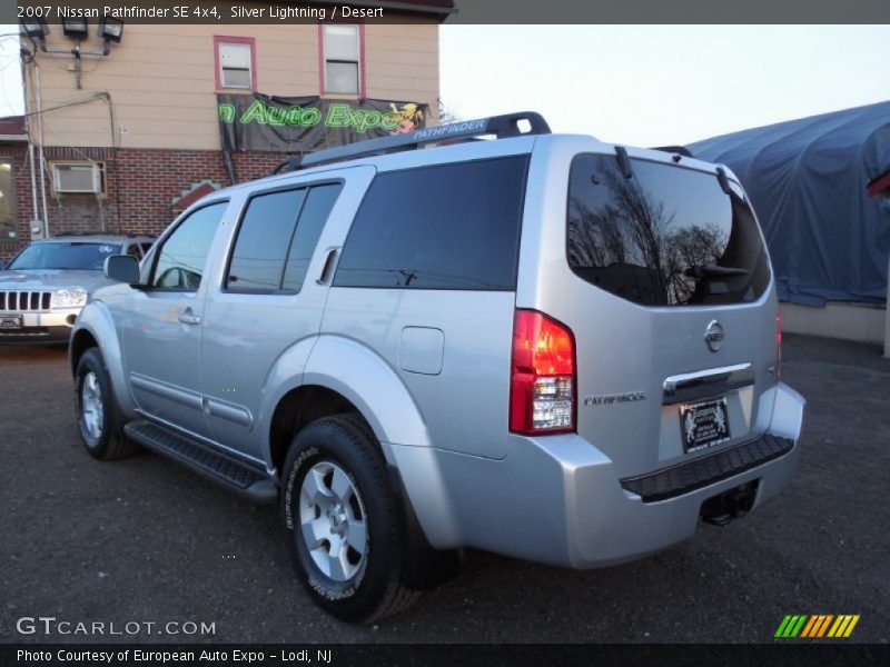 Silver Lightning / Desert 2007 Nissan Pathfinder SE 4x4