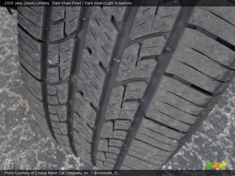 Dark Khaki Pearl / Dark Khaki/Light Graystone 2005 Jeep Liberty Limited