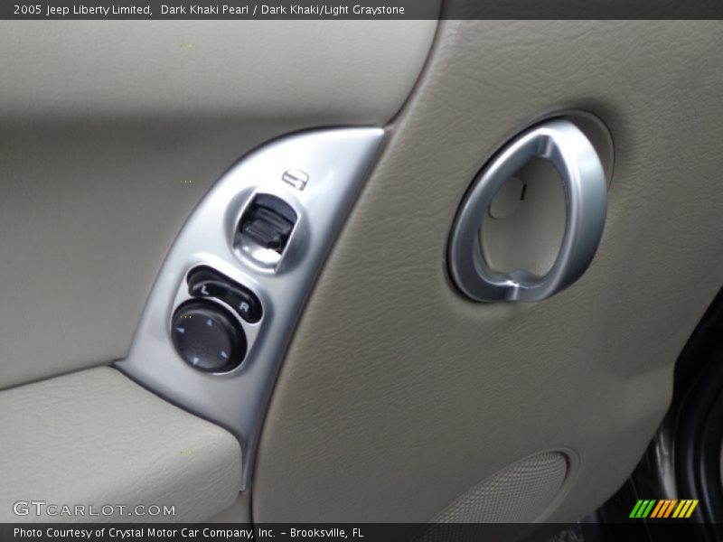 Dark Khaki Pearl / Dark Khaki/Light Graystone 2005 Jeep Liberty Limited