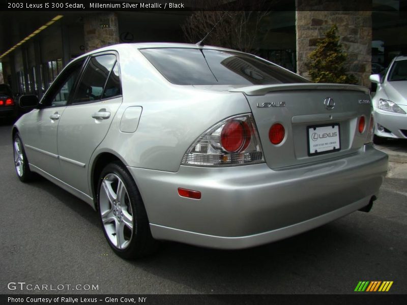 Millennium Silver Metallic / Black 2003 Lexus IS 300 Sedan