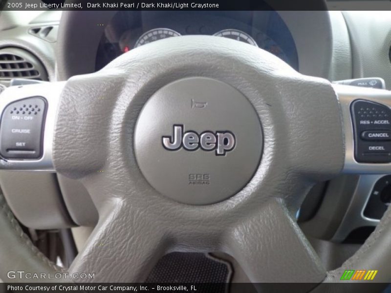 Dark Khaki Pearl / Dark Khaki/Light Graystone 2005 Jeep Liberty Limited