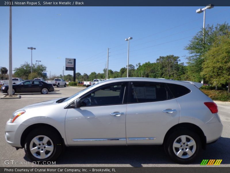 Silver Ice Metallic / Black 2011 Nissan Rogue S