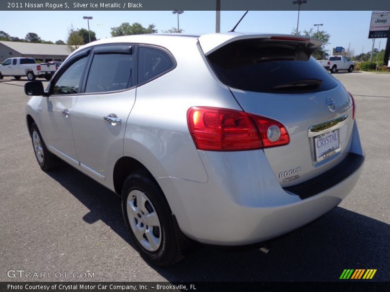 Silver Ice Metallic / Black 2011 Nissan Rogue S
