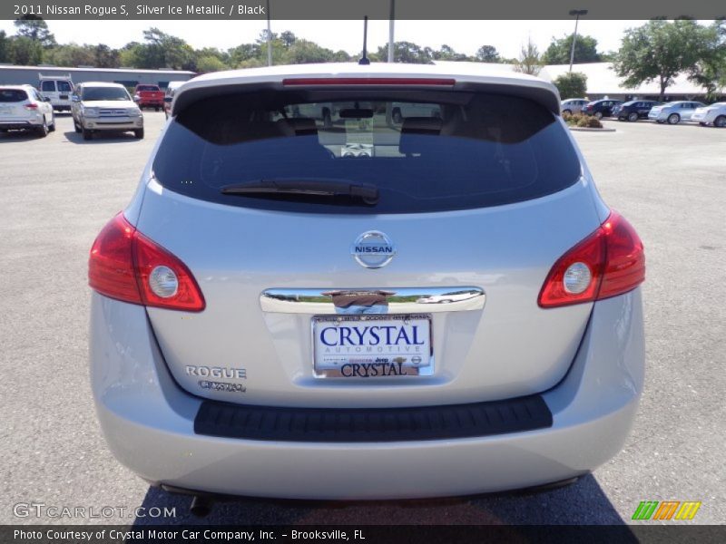 Silver Ice Metallic / Black 2011 Nissan Rogue S