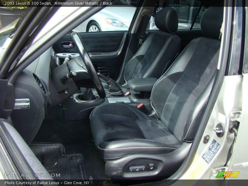 Millennium Silver Metallic / Black 2003 Lexus IS 300 Sedan