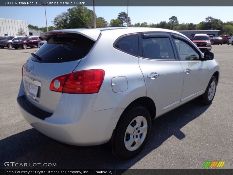 Silver Ice Metallic / Black 2011 Nissan Rogue S