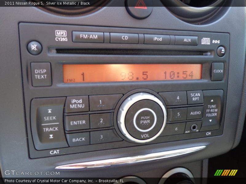 Silver Ice Metallic / Black 2011 Nissan Rogue S