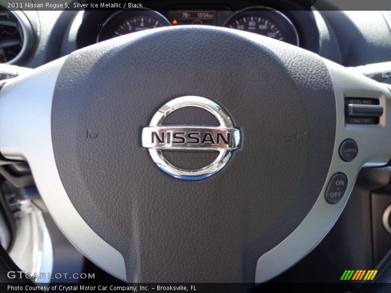 Silver Ice Metallic / Black 2011 Nissan Rogue S