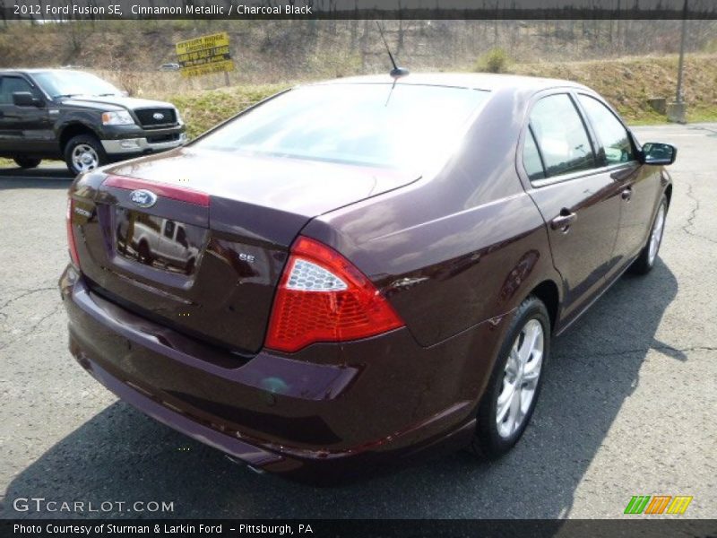 Cinnamon Metallic / Charcoal Black 2012 Ford Fusion SE