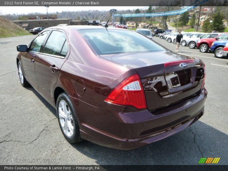 Cinnamon Metallic / Charcoal Black 2012 Ford Fusion SE