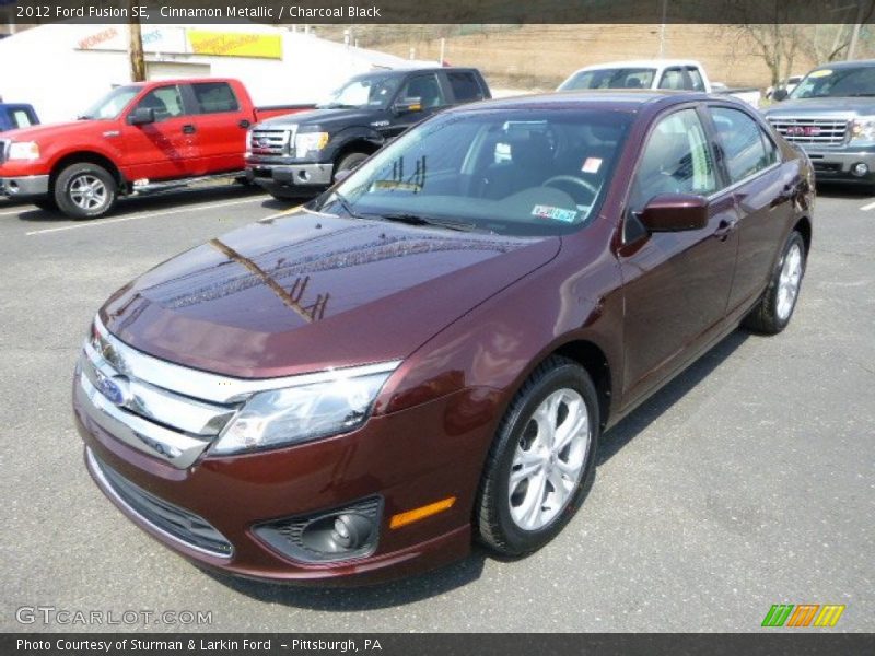 Cinnamon Metallic / Charcoal Black 2012 Ford Fusion SE