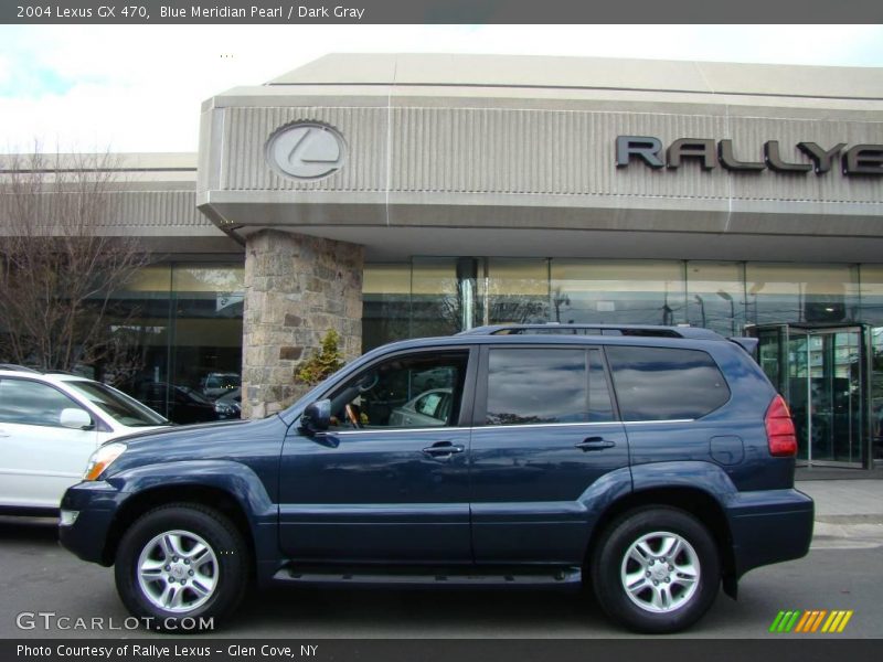 Blue Meridian Pearl / Dark Gray 2004 Lexus GX 470
