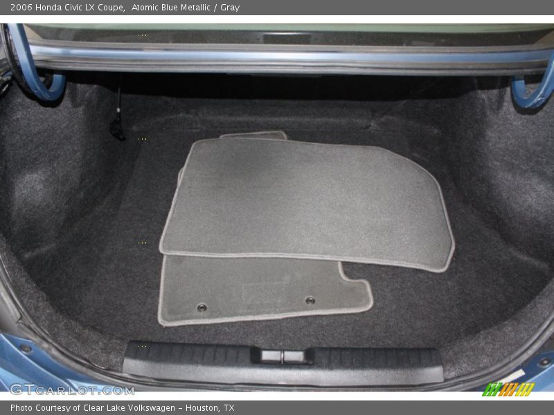 Atomic Blue Metallic / Gray 2006 Honda Civic LX Coupe