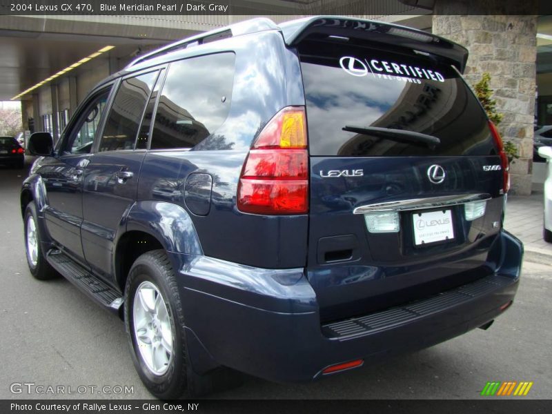 Blue Meridian Pearl / Dark Gray 2004 Lexus GX 470