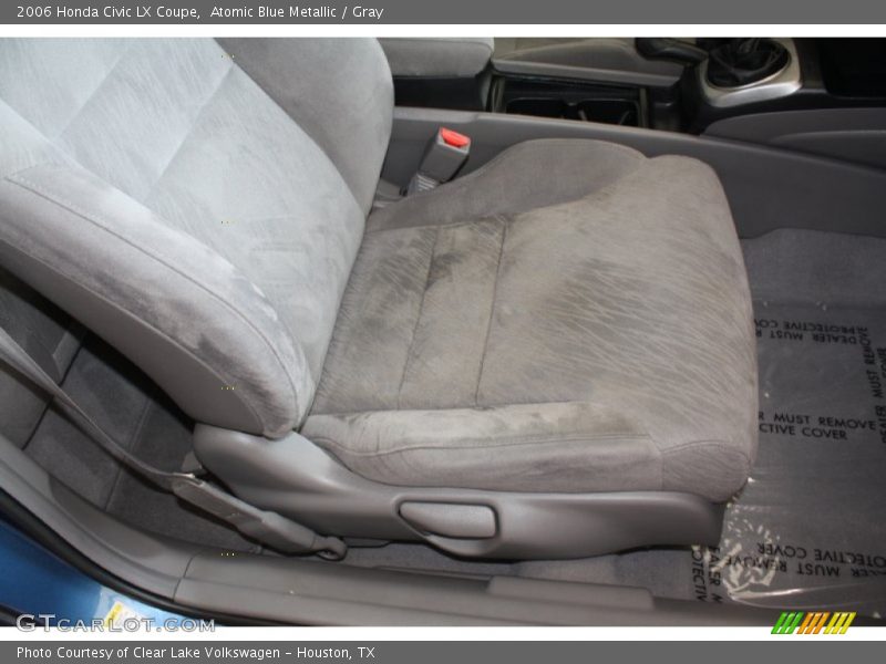 Atomic Blue Metallic / Gray 2006 Honda Civic LX Coupe
