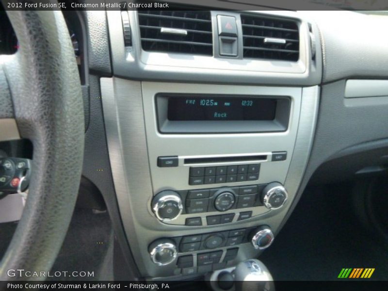Cinnamon Metallic / Charcoal Black 2012 Ford Fusion SE