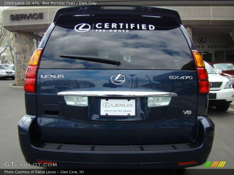 Blue Meridian Pearl / Dark Gray 2004 Lexus GX 470