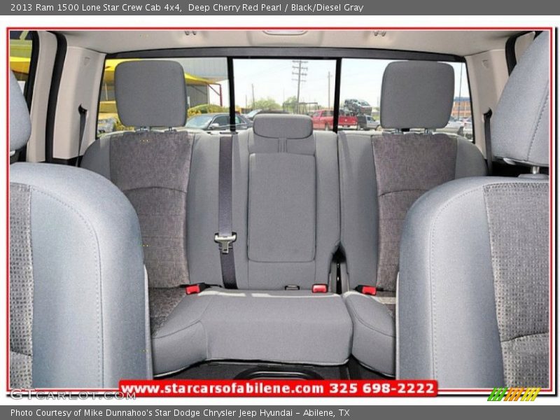 Deep Cherry Red Pearl / Black/Diesel Gray 2013 Ram 1500 Lone Star Crew Cab 4x4