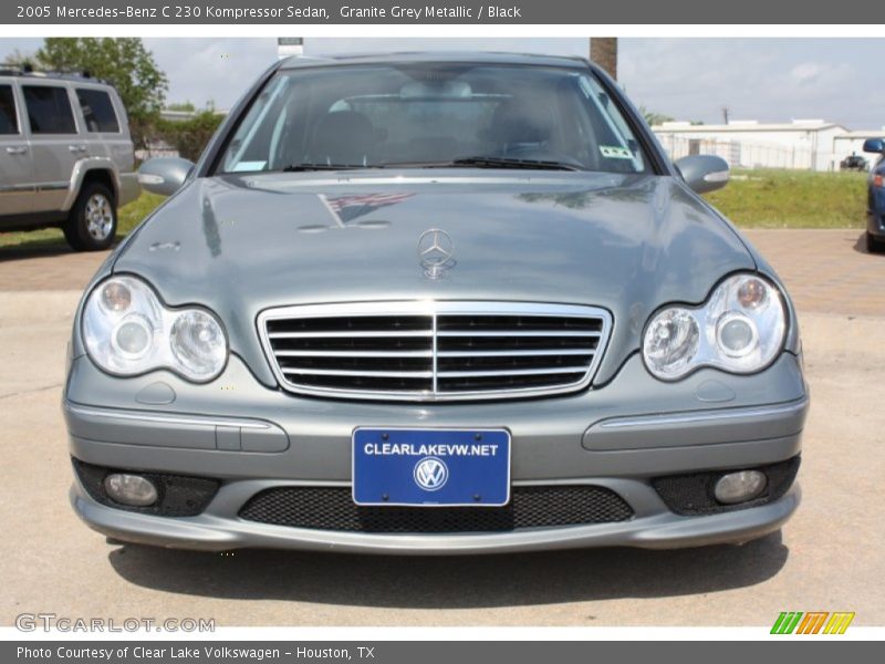 Granite Grey Metallic / Black 2005 Mercedes-Benz C 230 Kompressor Sedan