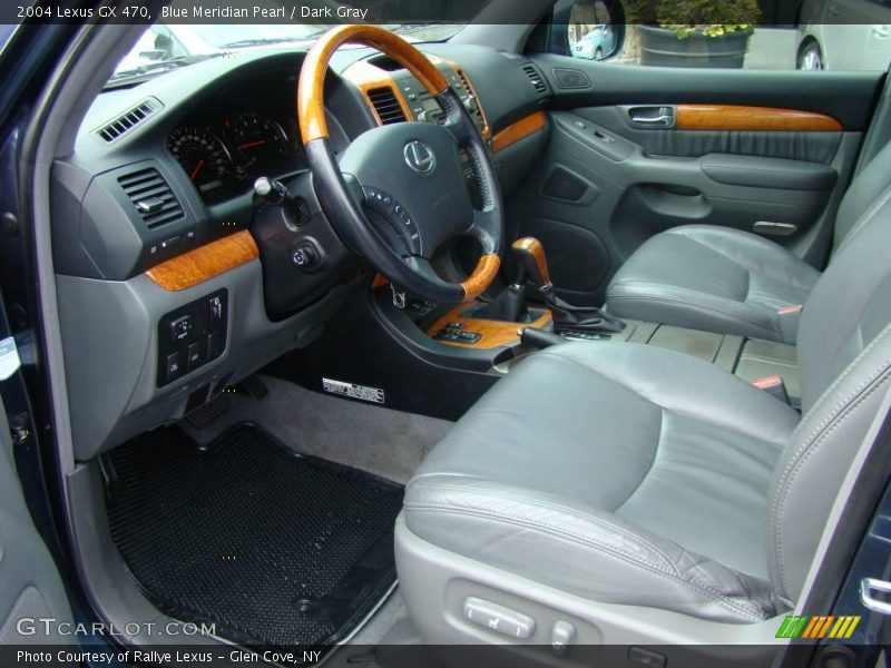 Blue Meridian Pearl / Dark Gray 2004 Lexus GX 470