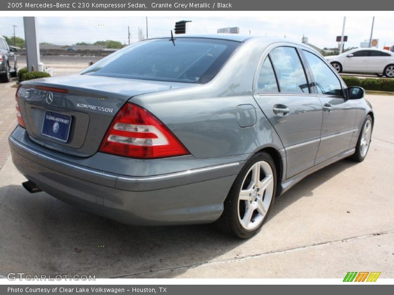 Granite Grey Metallic / Black 2005 Mercedes-Benz C 230 Kompressor Sedan