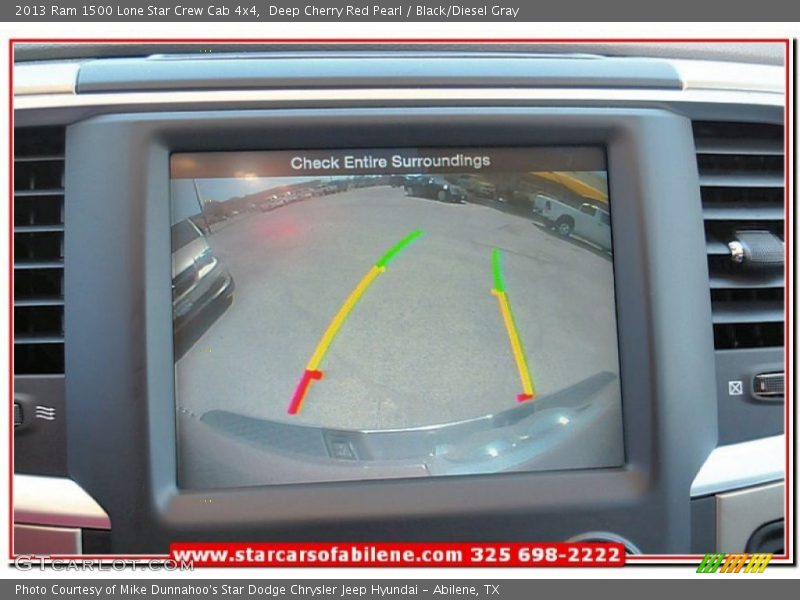 Deep Cherry Red Pearl / Black/Diesel Gray 2013 Ram 1500 Lone Star Crew Cab 4x4