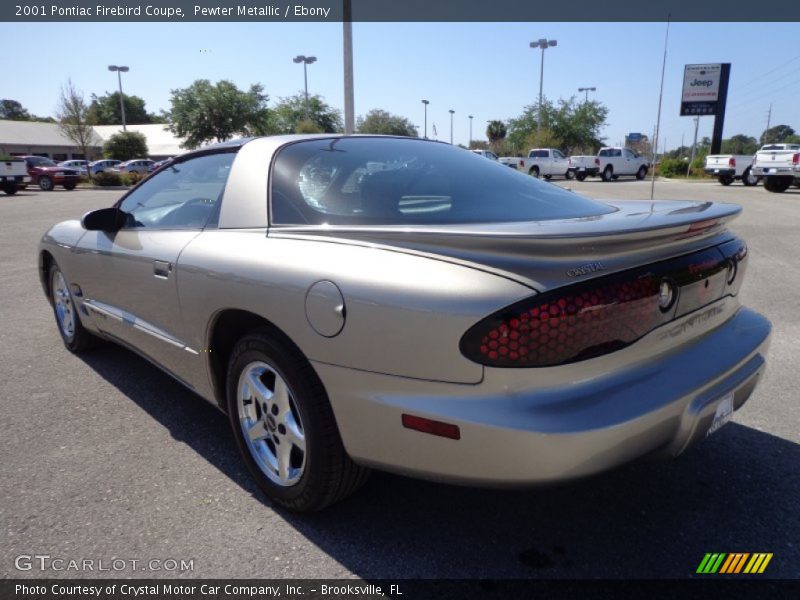Pewter Metallic / Ebony 2001 Pontiac Firebird Coupe