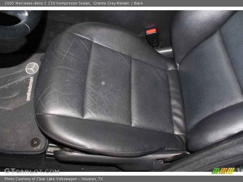 Granite Grey Metallic / Black 2005 Mercedes-Benz C 230 Kompressor Sedan