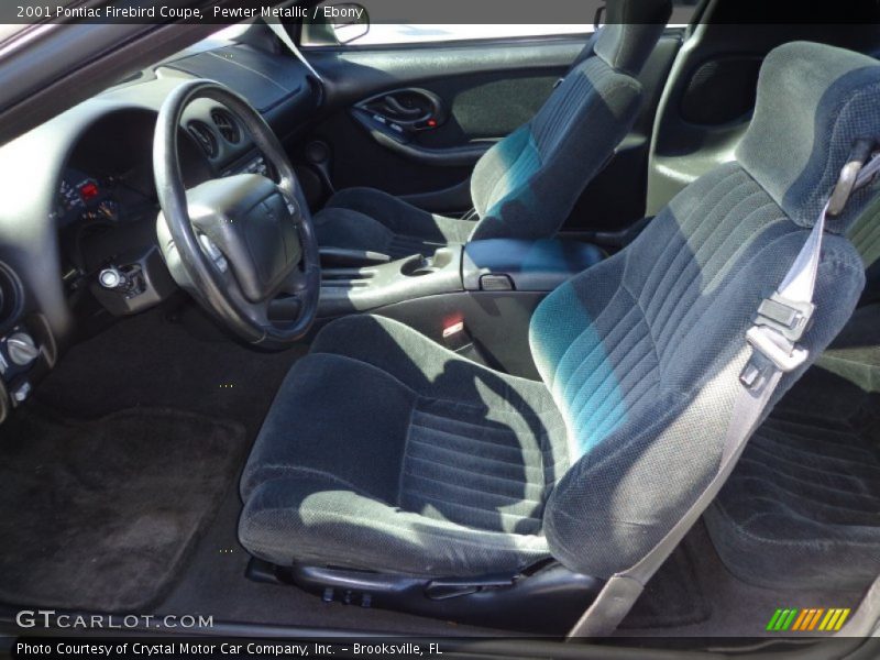 Pewter Metallic / Ebony 2001 Pontiac Firebird Coupe