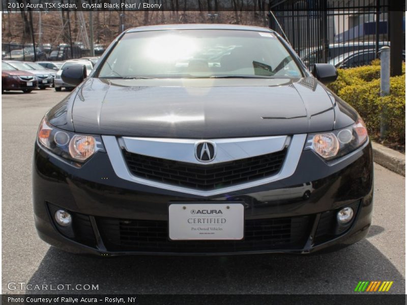 Crystal Black Pearl / Ebony 2010 Acura TSX Sedan