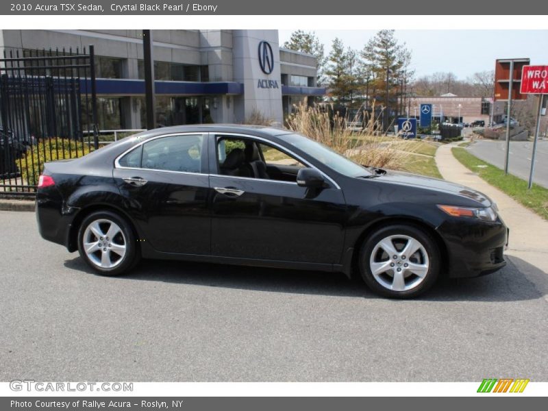 Crystal Black Pearl / Ebony 2010 Acura TSX Sedan