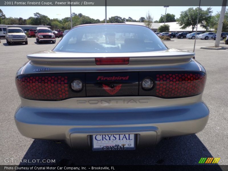 Pewter Metallic / Ebony 2001 Pontiac Firebird Coupe