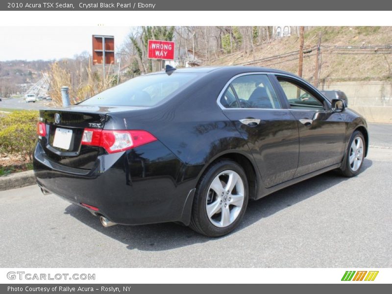 Crystal Black Pearl / Ebony 2010 Acura TSX Sedan