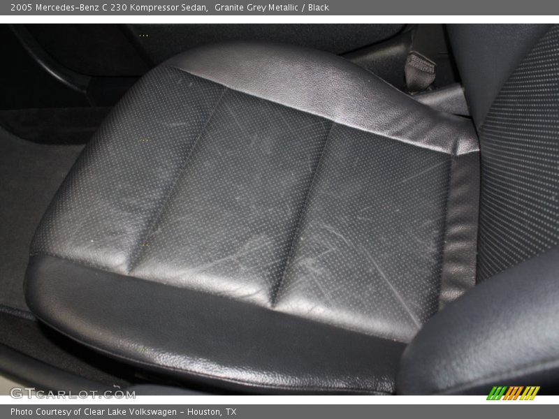 Granite Grey Metallic / Black 2005 Mercedes-Benz C 230 Kompressor Sedan