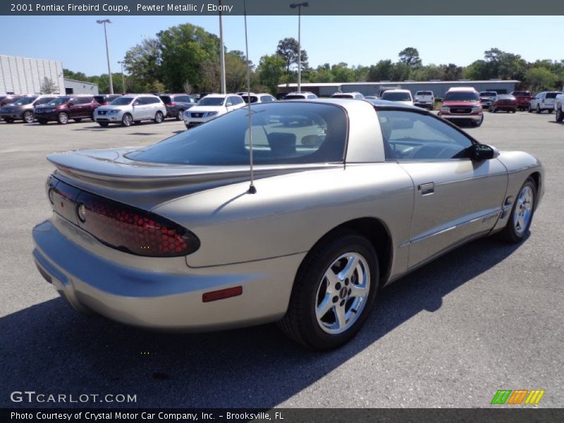 Pewter Metallic / Ebony 2001 Pontiac Firebird Coupe