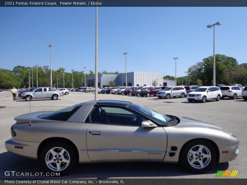 Pewter Metallic / Ebony 2001 Pontiac Firebird Coupe