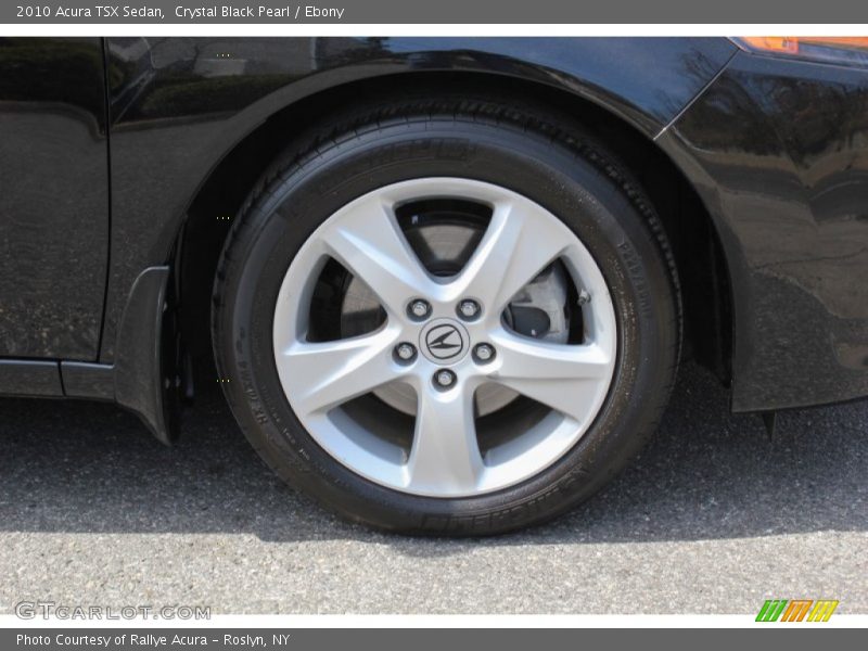Crystal Black Pearl / Ebony 2010 Acura TSX Sedan