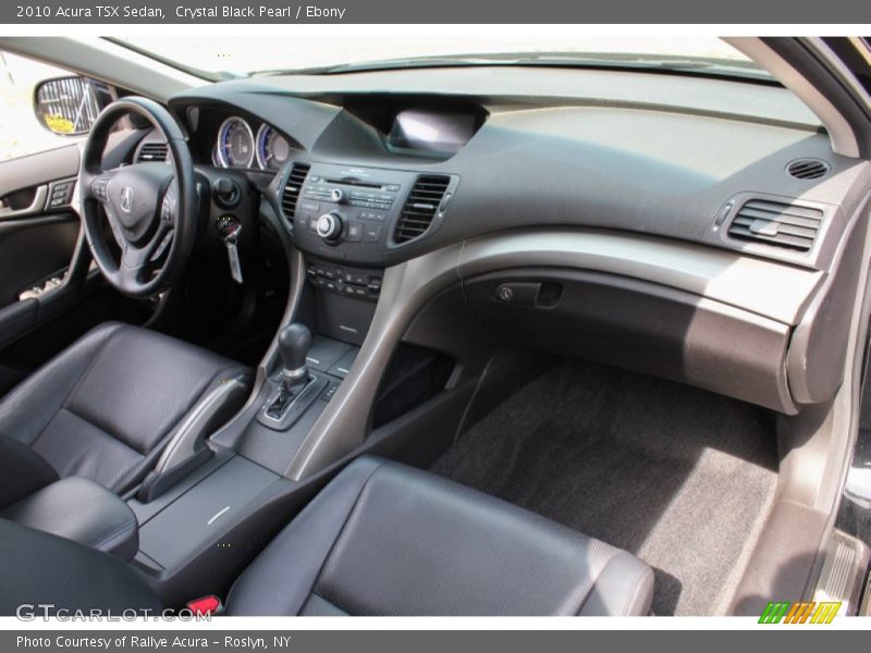 Crystal Black Pearl / Ebony 2010 Acura TSX Sedan