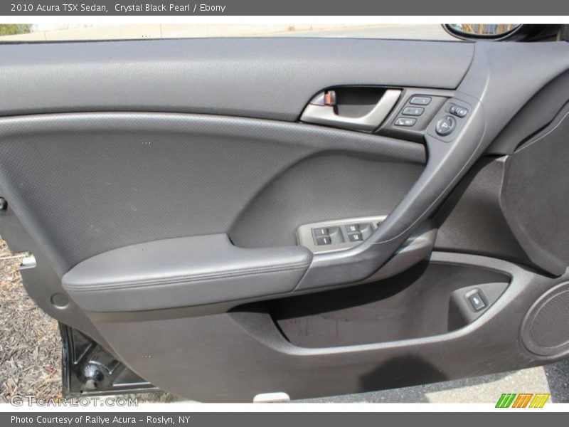 Crystal Black Pearl / Ebony 2010 Acura TSX Sedan