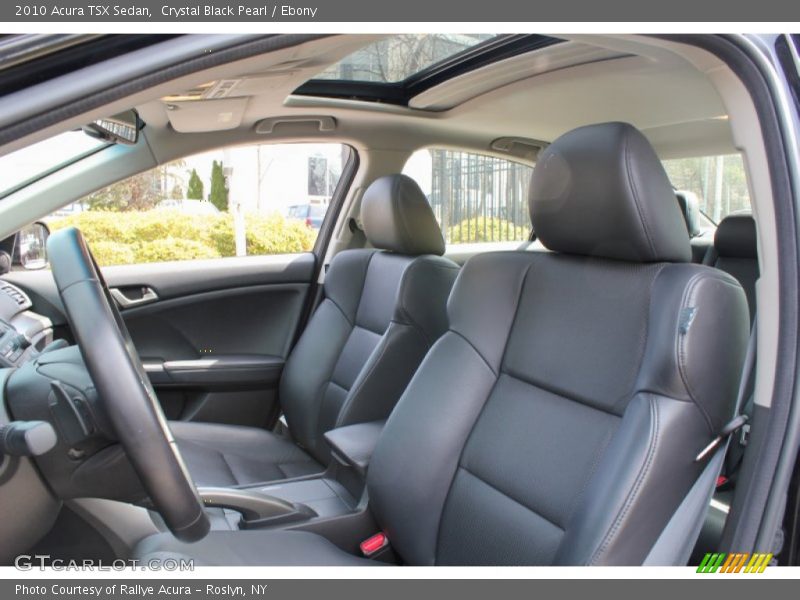 Crystal Black Pearl / Ebony 2010 Acura TSX Sedan