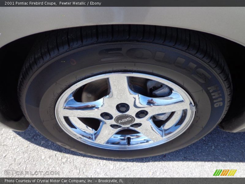 Pewter Metallic / Ebony 2001 Pontiac Firebird Coupe