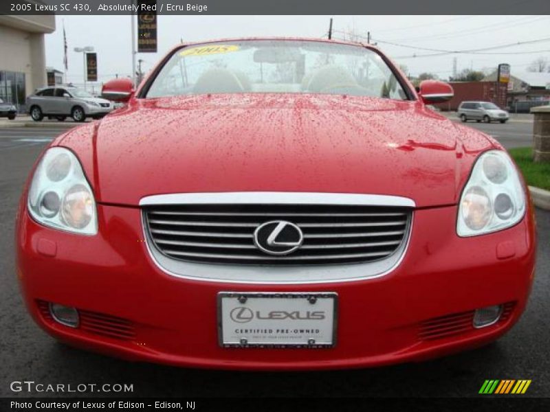 Absolutely Red / Ecru Beige 2005 Lexus SC 430