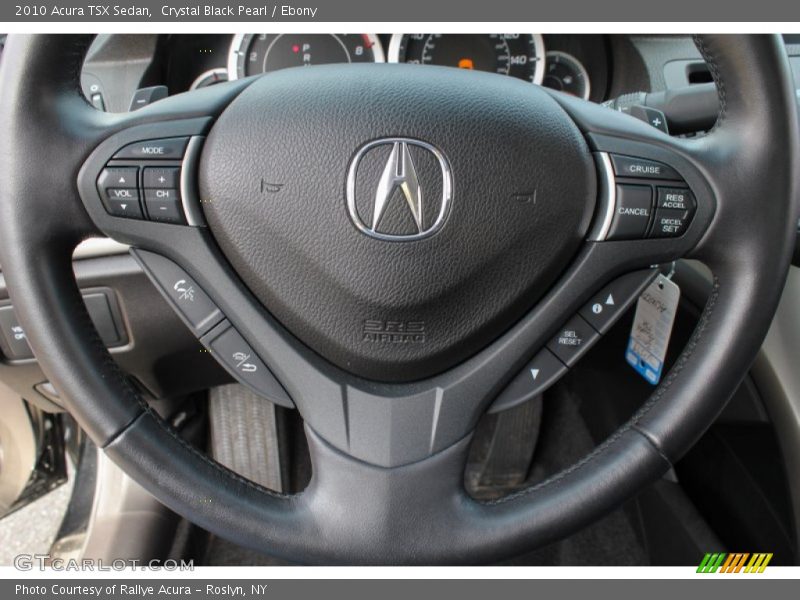 Crystal Black Pearl / Ebony 2010 Acura TSX Sedan