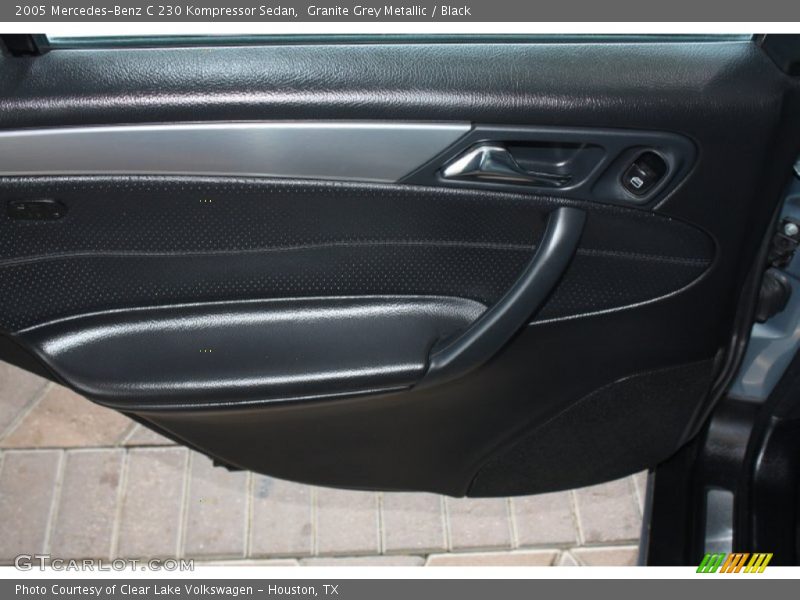 Granite Grey Metallic / Black 2005 Mercedes-Benz C 230 Kompressor Sedan